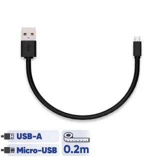 کابل تبدل USB به MicroUSB به طول 0.2 متر